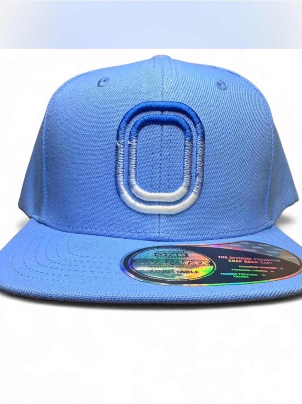 Men’s Hat- Flat rim blue Brooklyn New York Overtime Hat Ombré Embroidered logo
